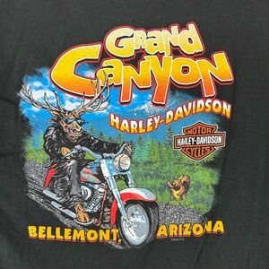 Harley-Davidson 2005 Grand Canyon Arizona Got Asphalt T-Shirt Mens XL Black USA